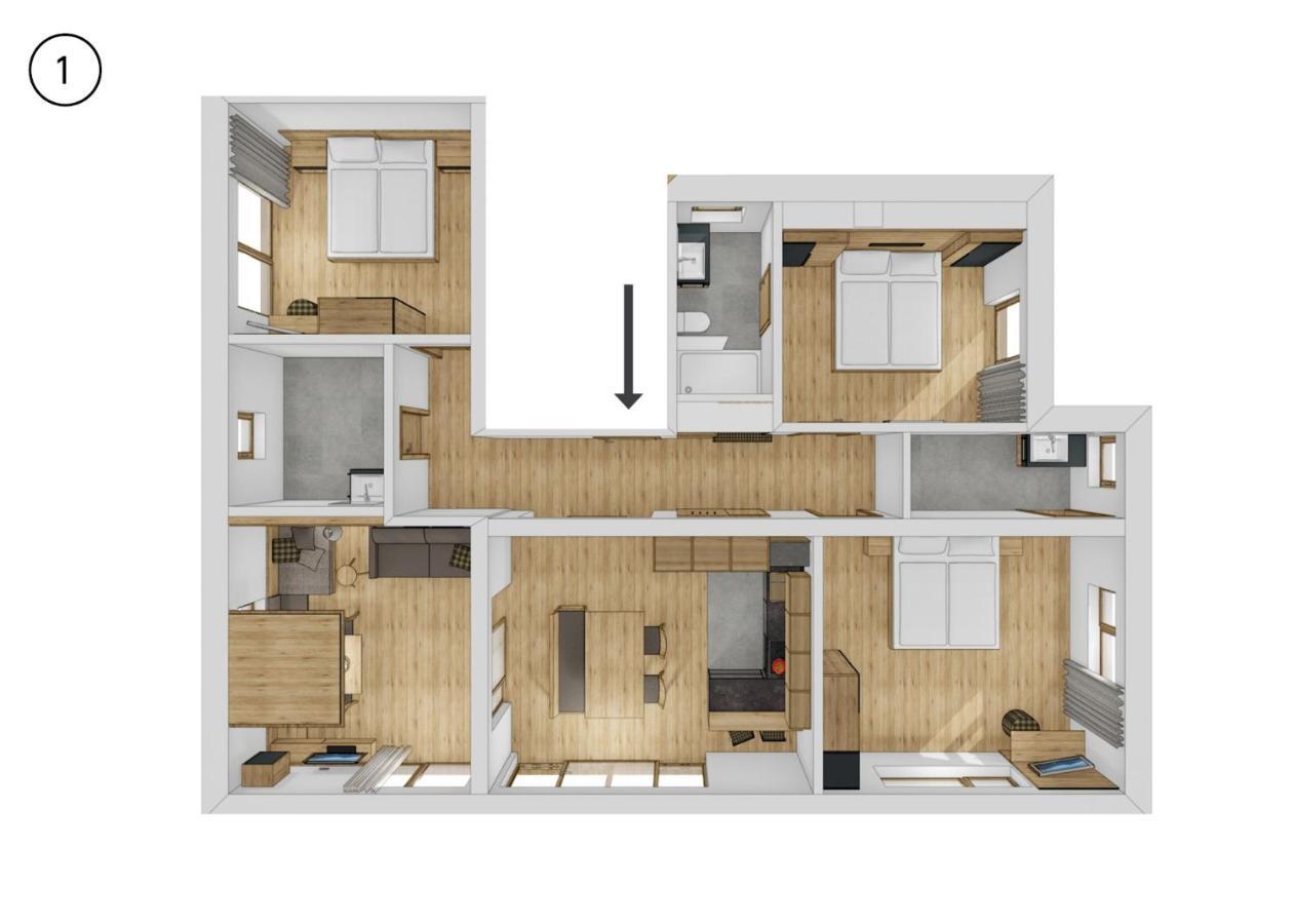 טזידו Appartement Foerra מראה חיצוני תמונה